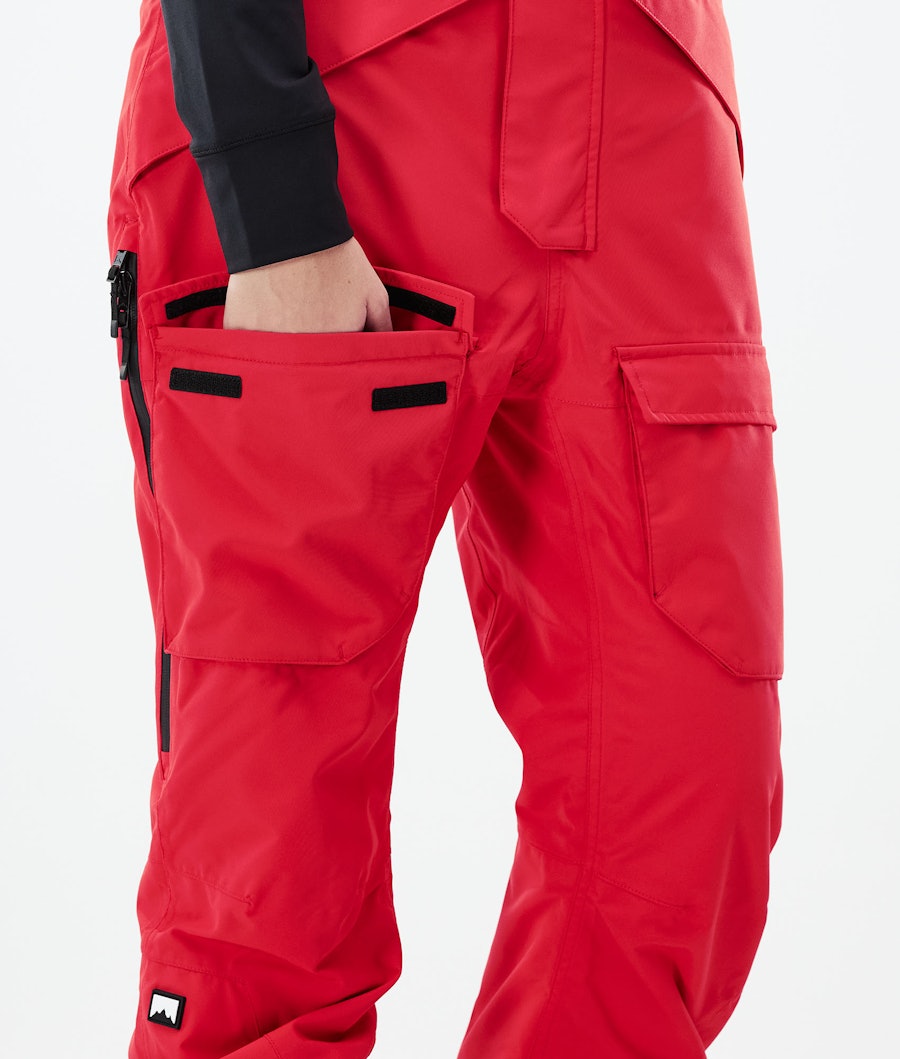 Montec Fawk W Pantalon de Snowboard Femme Red