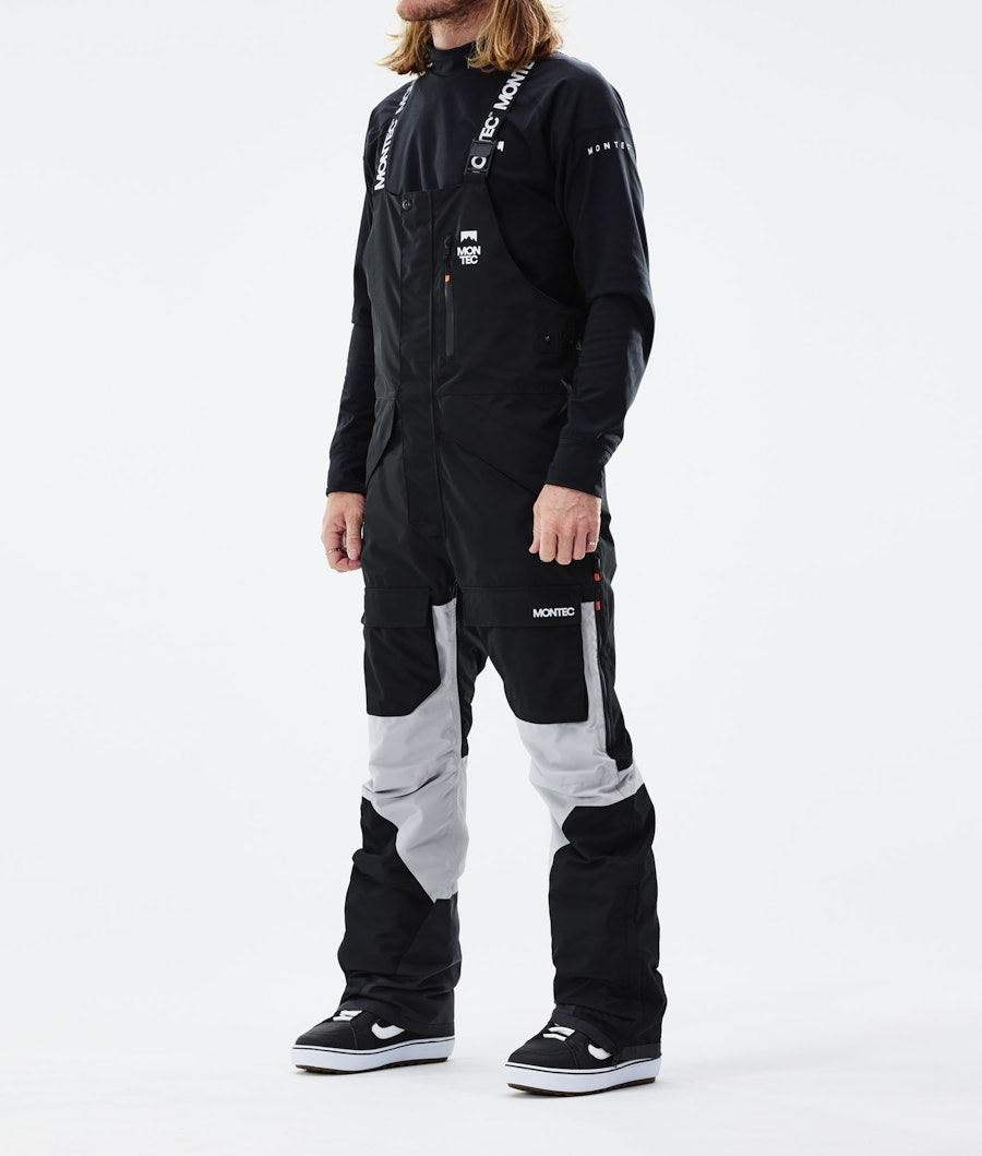 Montec Fawk Snowboard Pants Black/Light Grey/Black