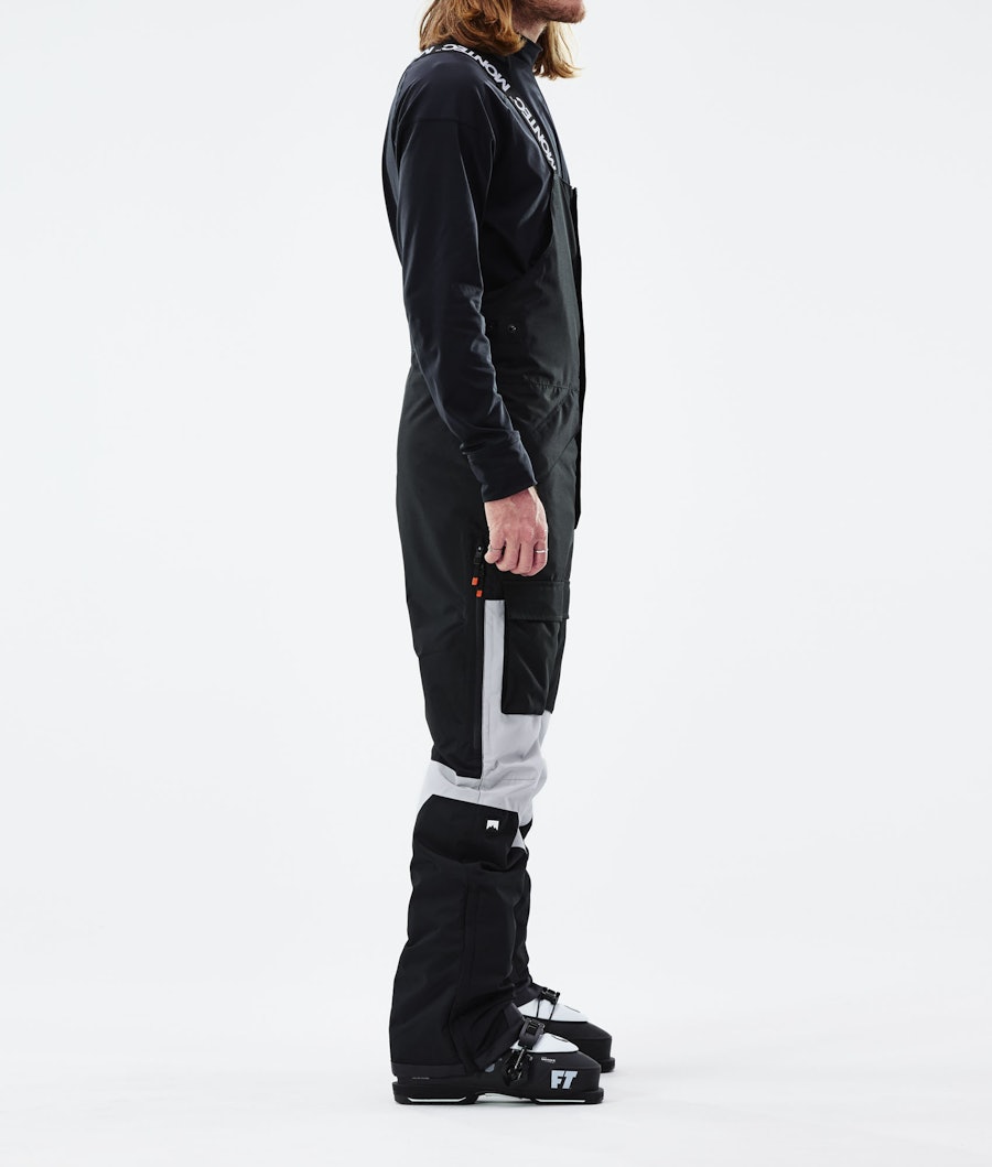 Montec Fawk Pantalon de Ski Black/Light Grey/Black