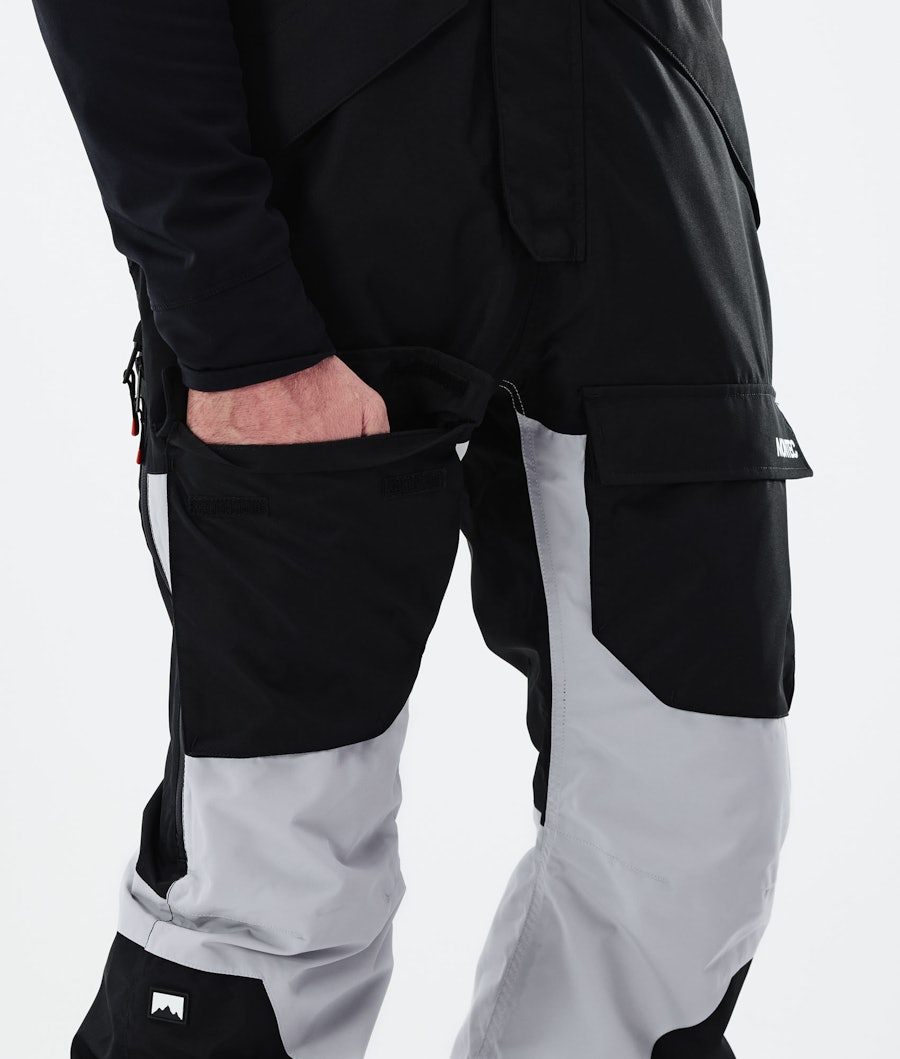 Montec Fawk Pantalon de Snowboard Black/Light Grey/Black