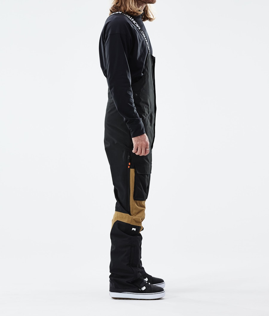 Montec Fawk Pantalon de Snowboard Black/Gold