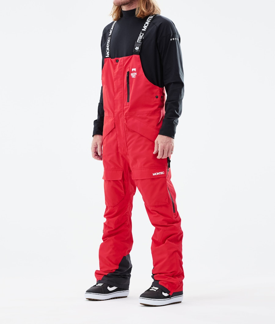 Montec Fawk Pantalon de Snowboard Red
