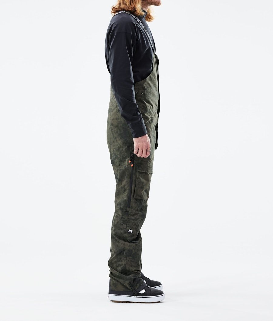 Montec Fawk Pantalon de Snowboard Olive Green Tiedye