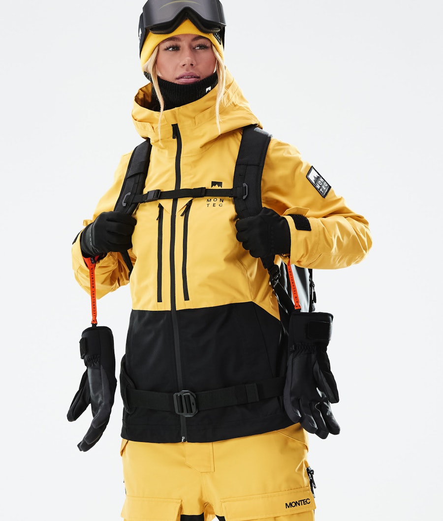 Montec Moss W Women's Ski Jacket Yellow/Black