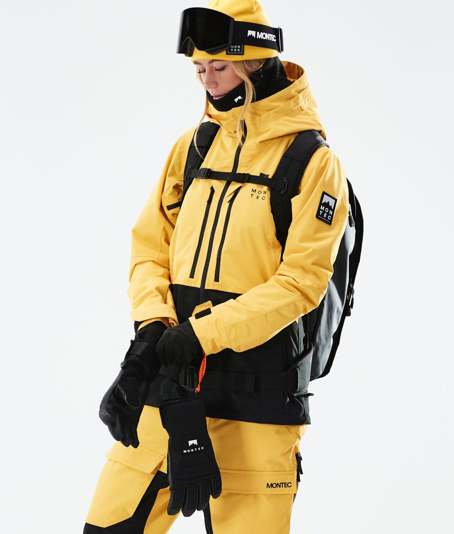 Montec Moss W Snowboard jas Dames Yellow/Black