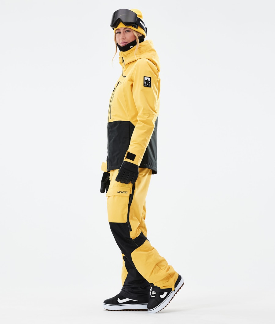 Montec Moss W Veste Snowboard Femme Yellow/Black