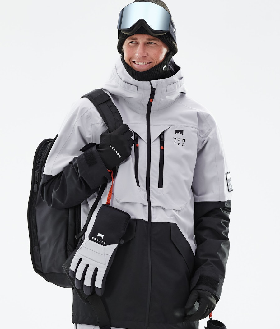 Montec Moss Ski Jacket Light Grey/Black
