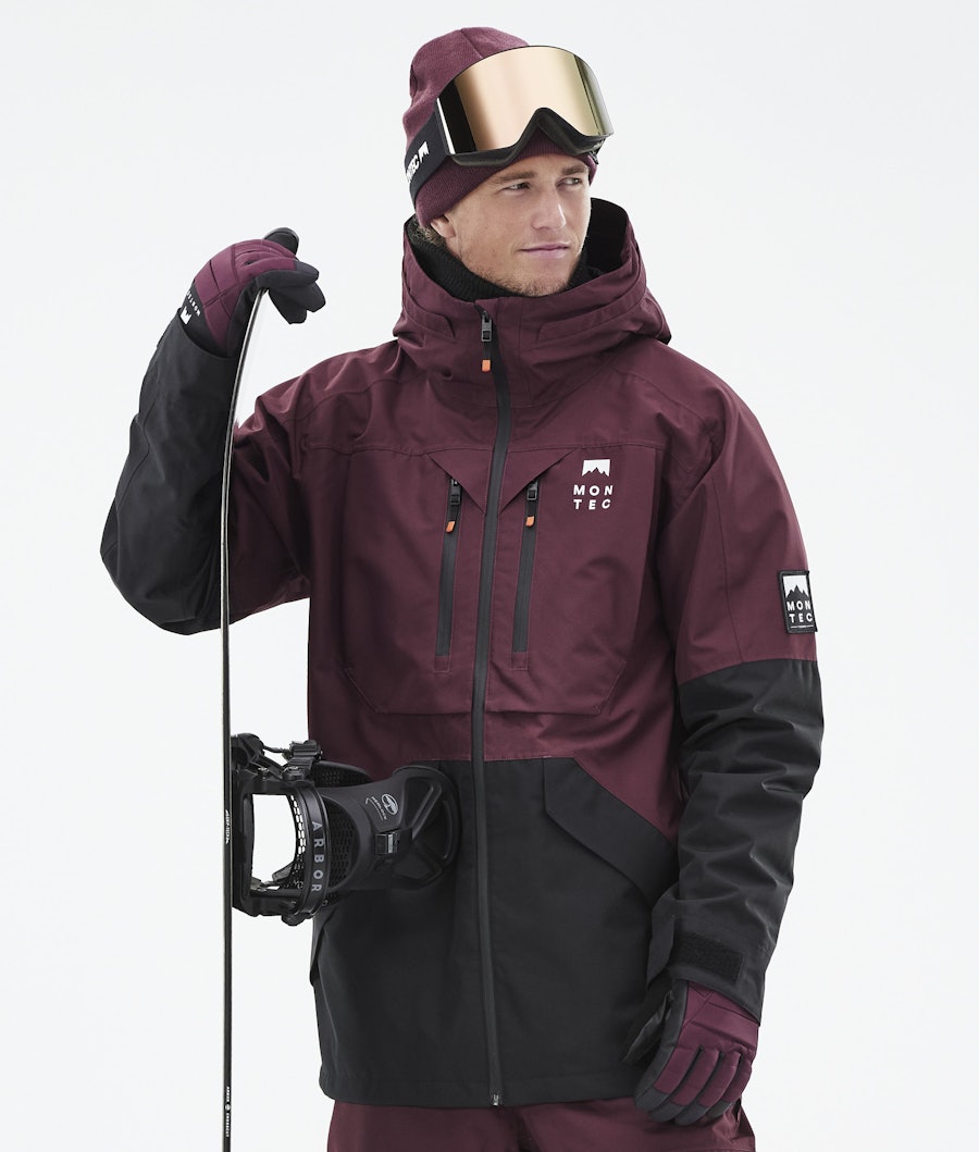 Montec Moss Snowboard Jacket Burgundy/Black