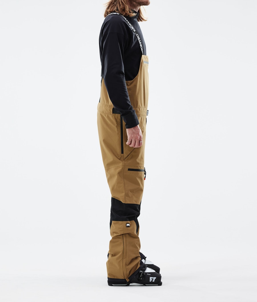 Montec Moss Ski Pants Gold/Black
