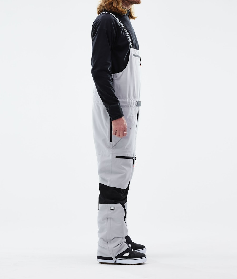 Montec Moss Pantalon de Snowboard Light Grey/Black