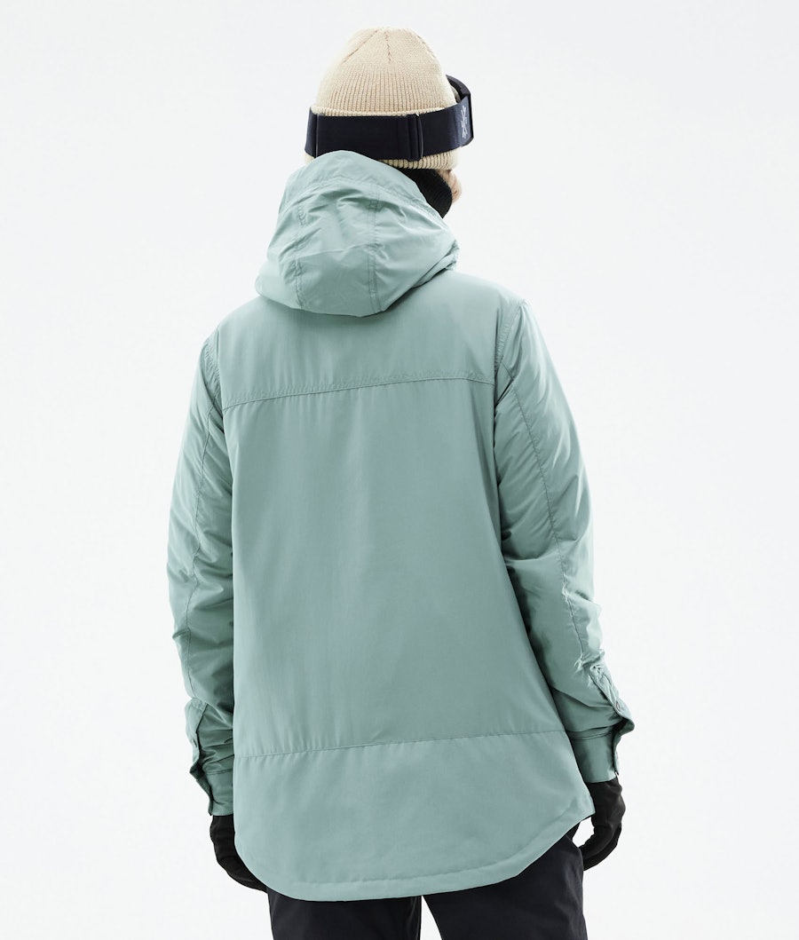 Dope Insulated W Veste - Couche intermédiaire Femme Faded Green