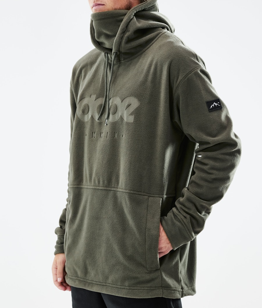 Dope Cozy II Pull Polaire Olive Green