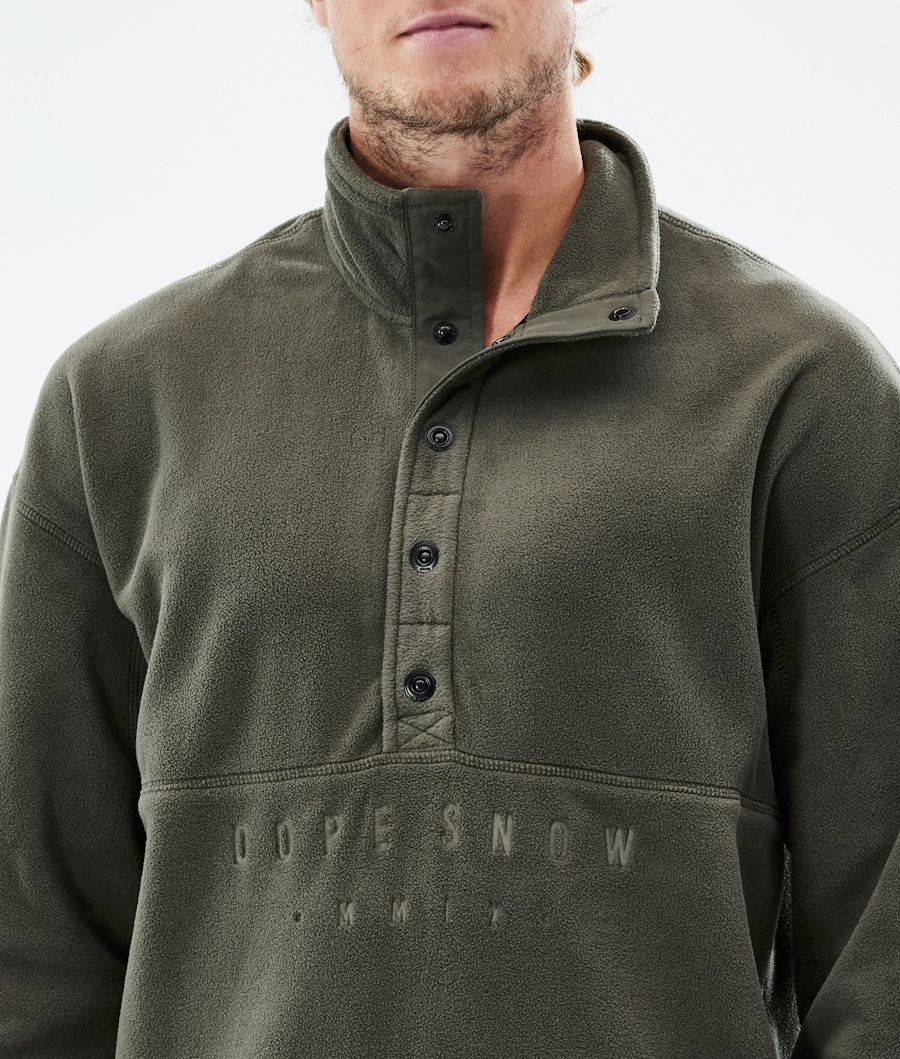 Dope Comfy Sweat Polaire Olive Green