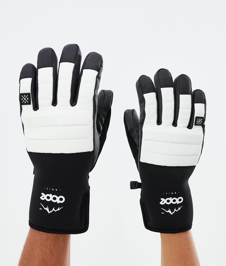 Dope Ace Ski Gloves White