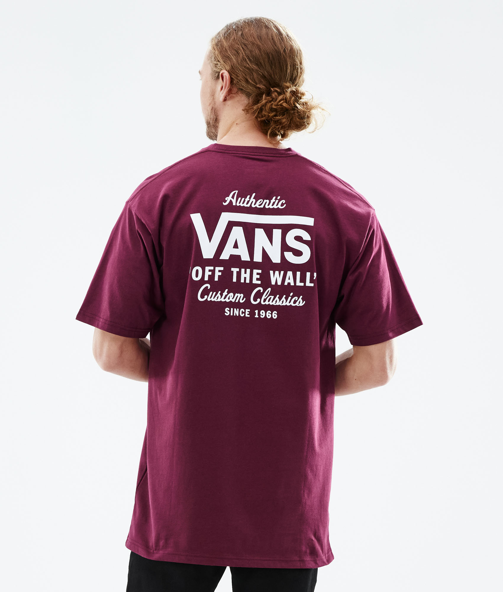 burgundy vans shirt