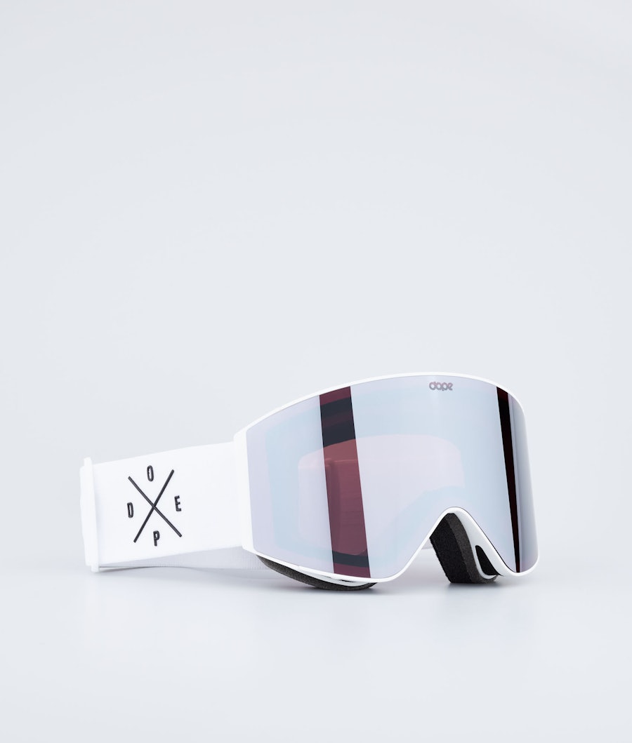  Sight Ski Goggle White/Silver Mirror
