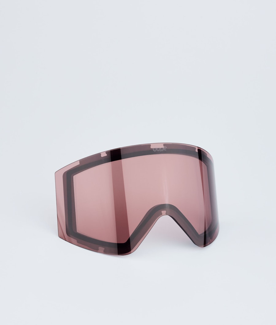  Sight Goggle Lens Ecran de remplacement pour masque de ski Red Brown