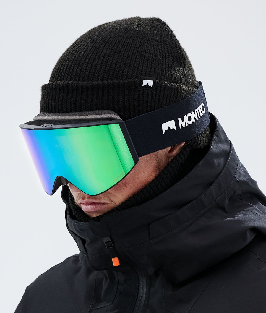 Montec Scope Masque de ski Black/Tourmaline Green Mirror