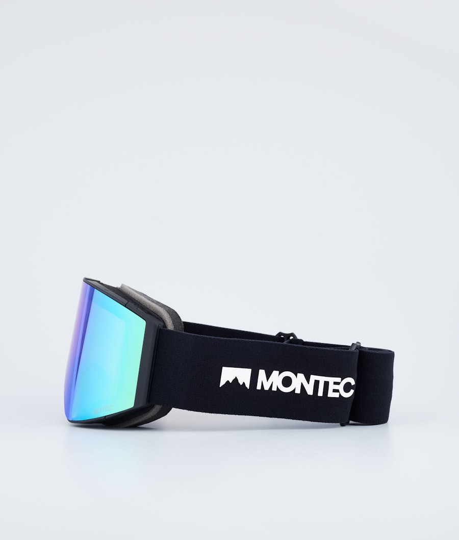Montec Scope Skibriller Black/Tourmaline Green Mirror