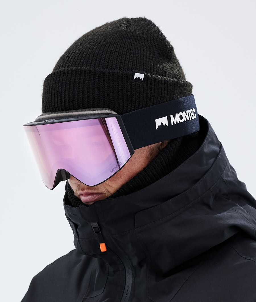 Montec Scope Masque de ski Black/Pink Sapphire Mirror