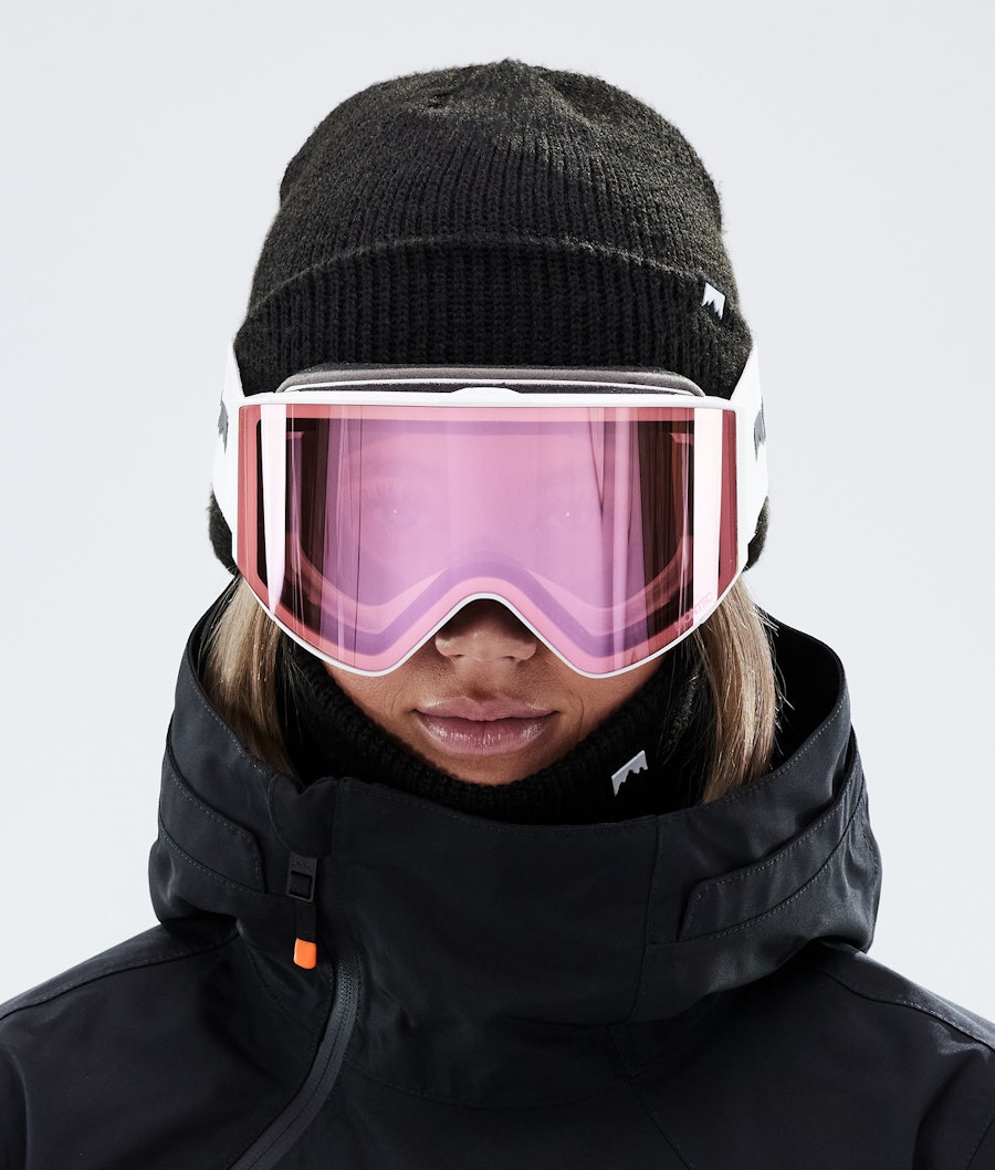 Montec Scope Masque de ski White/Pink Sapphire Mirror