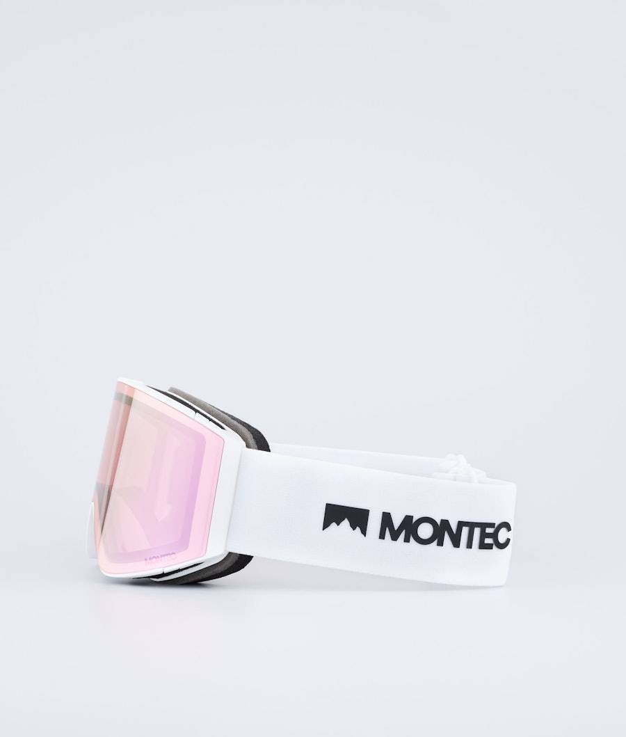 Montec Scope Masque de ski White/Pink Sapphire Mirror