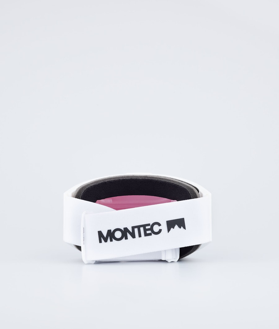 Montec Scope Skibril White/Pink Sapphire Mirror