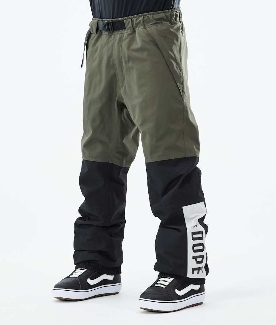 Dope Blizzard Snowboard Pants Multicolor Olive Green