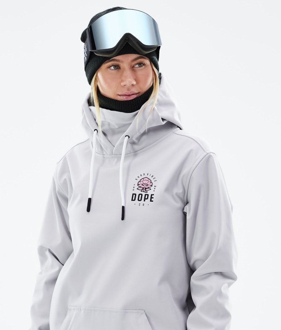 Dope Yeti W Snowboard jas Dames Light Grey