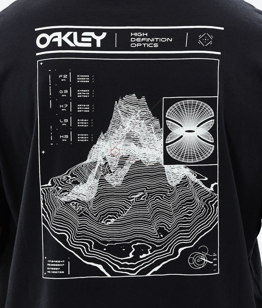 Oakley Topo Map T-shirt Blackout