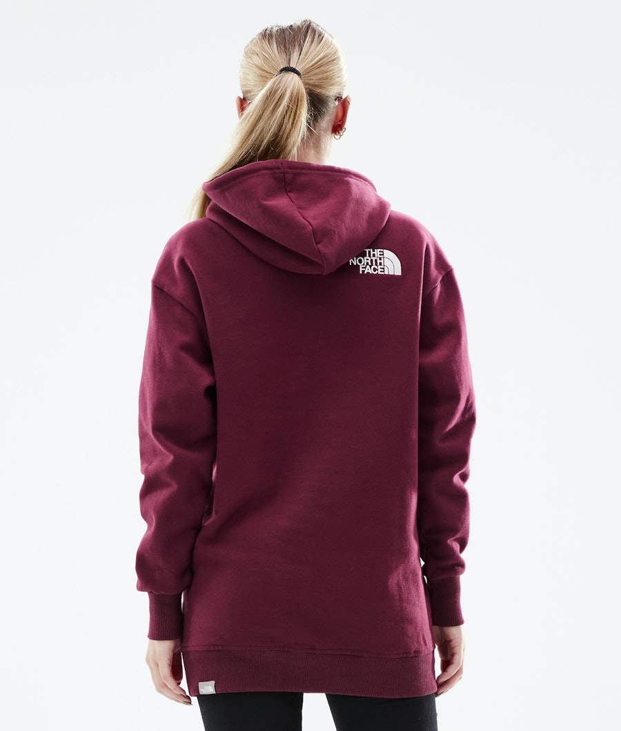 The North Face Oversized Hoodie Dames Regal Red