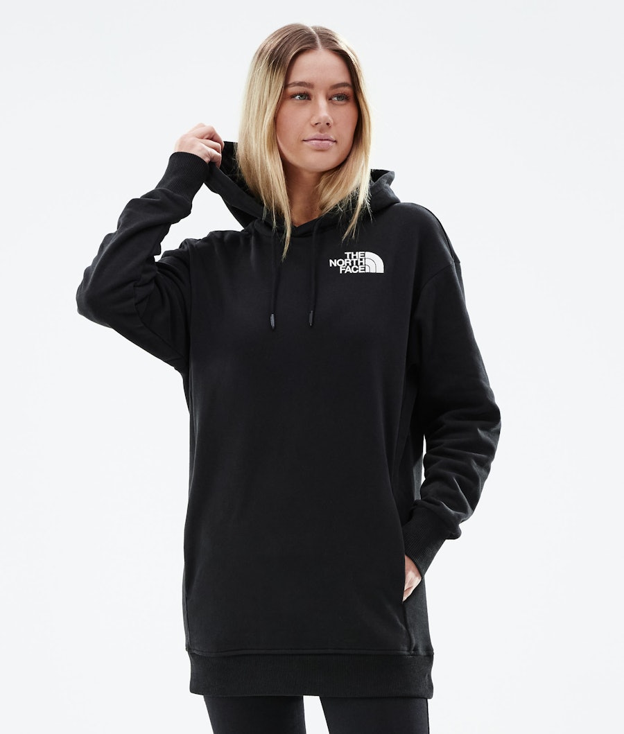 The North Face Oversized Hoodie Dames Tnf Black