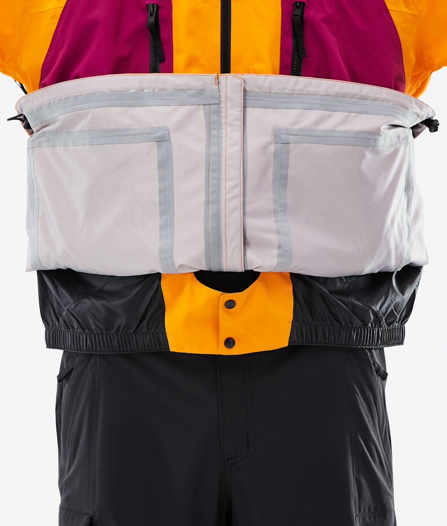 The North Face Dragline Snowboard jas Vivid Orange/Roxbury Pink
