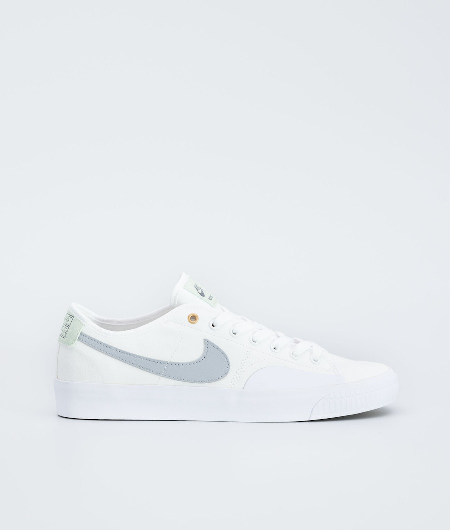 Nike Blaze Court  Sko White/Wolf Grey-White-Barely Green