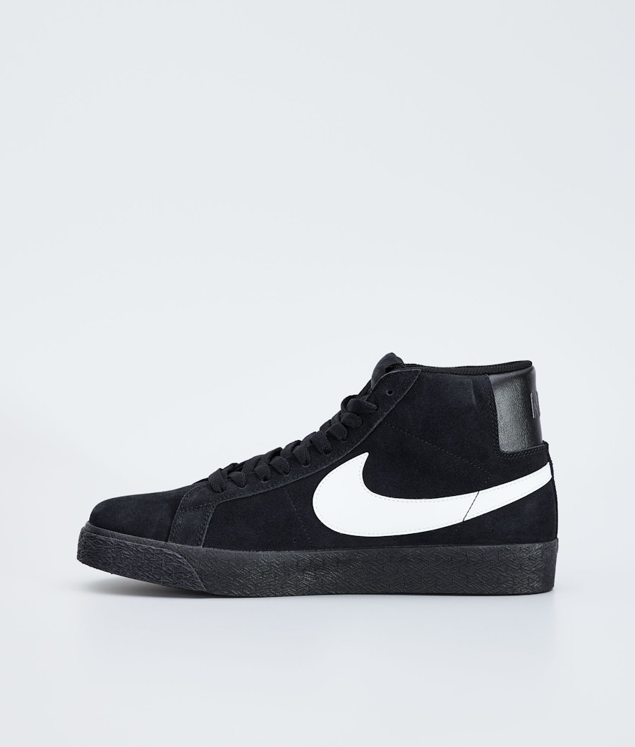 Nike Zoom Blazer Mid Sko Black/White-Black-Black