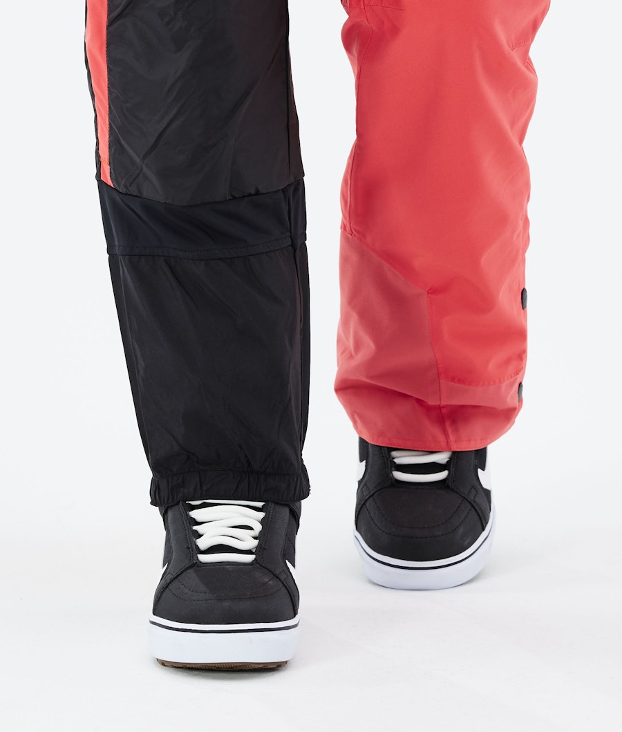 Picture Seen Women's Snowboard Pants Hot Coral/Black