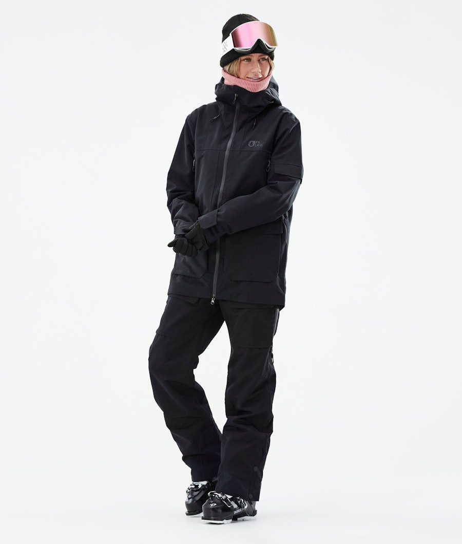 Picture U16 Ski jas Dames Black