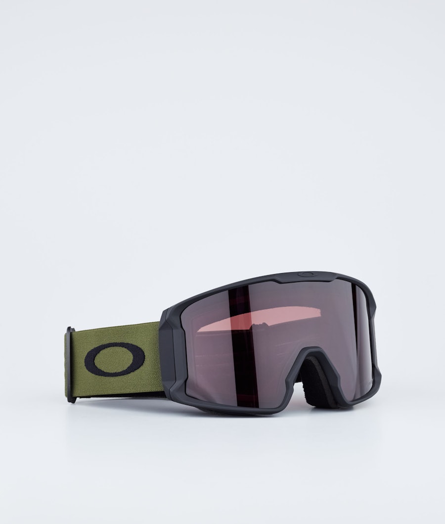 Oakley Line Miner L Masque de ski Dark Brush With Prizm Snow Dark Grey Lens