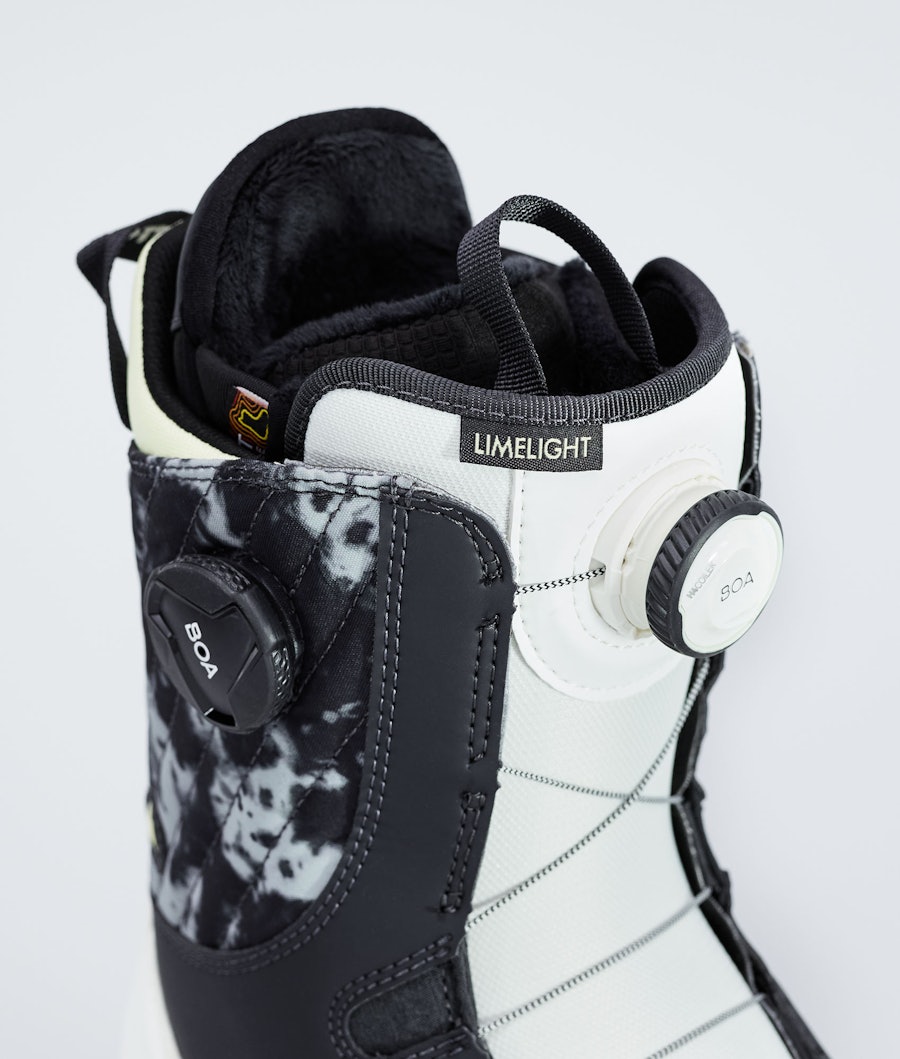 Burton Limelight Boa Snowboard Boots Dame Stout White/Acid Wash