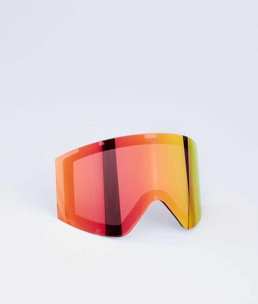  Sight Goggle Lens Ecran de remplacement pour masque de ski Red Mirror