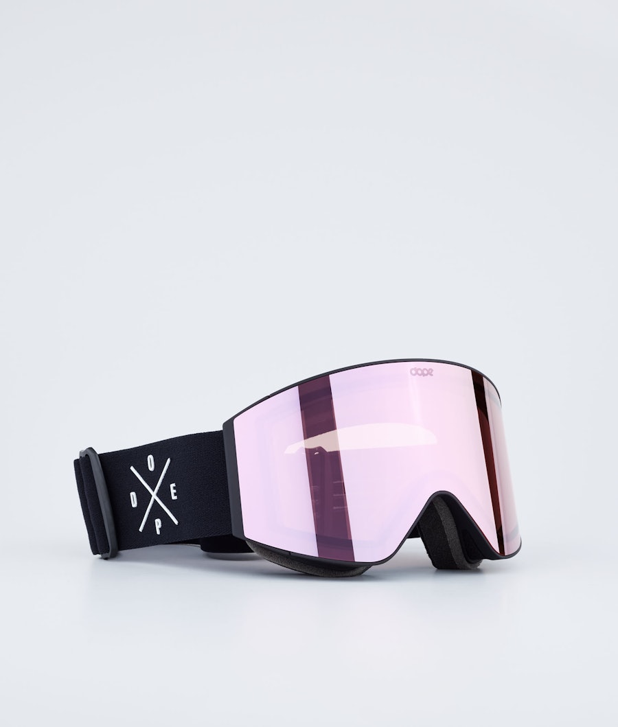 Dope Sight Goggle Lens Snow Vervangingslens Pink Mirror