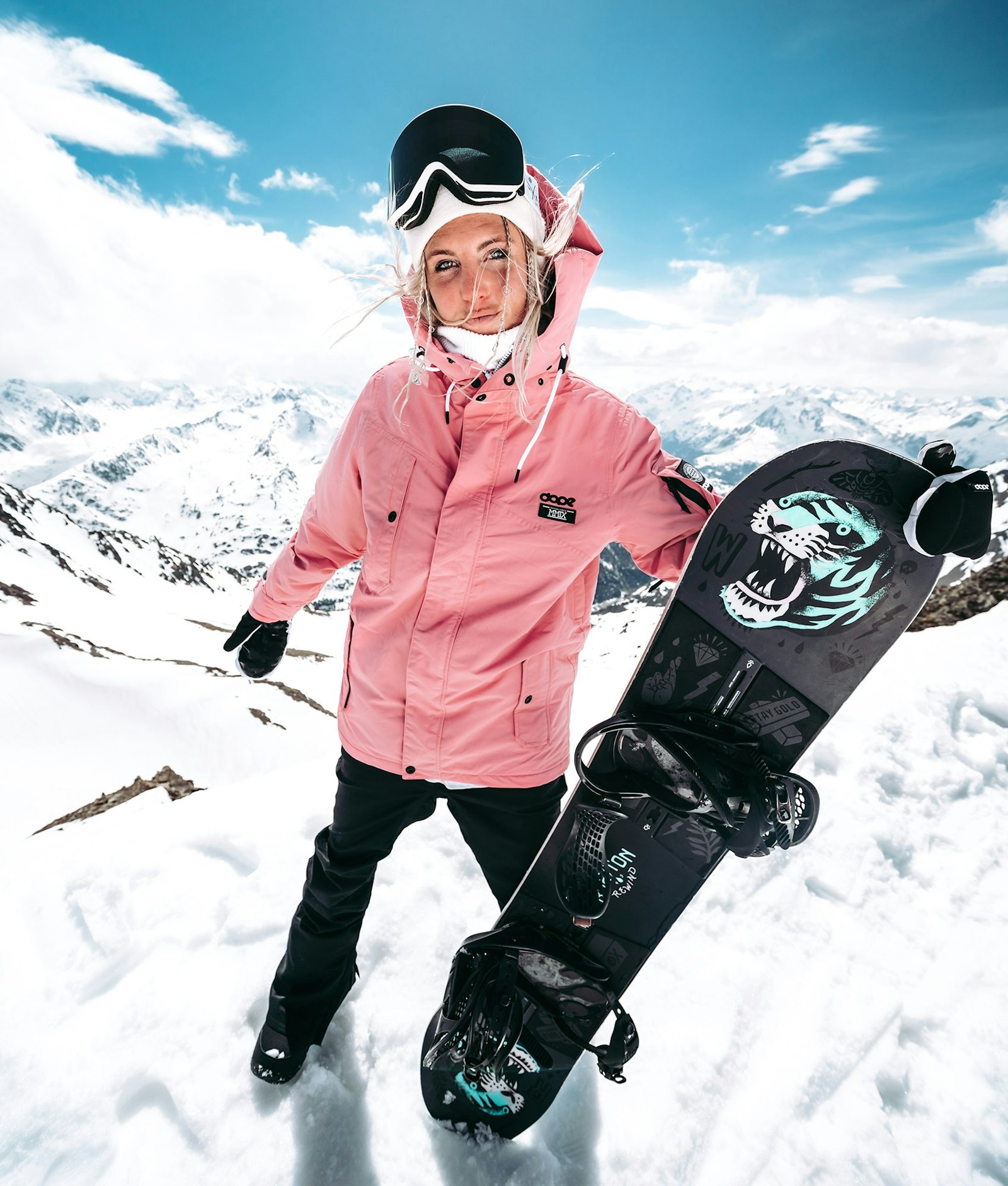 Dope Adept W 2018 Snowboardjacke Damen Pink, Bild 2 von 12