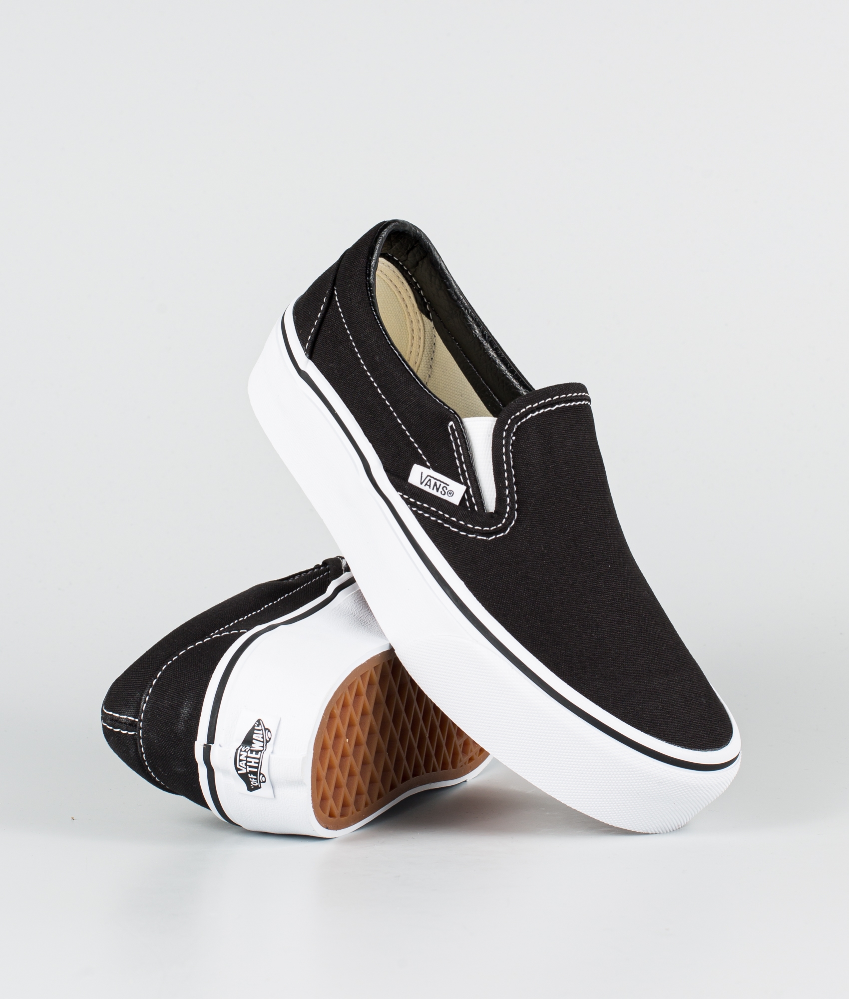 Vans Ua Classic Slip-On Platform Shoes Black | Ridestore.com