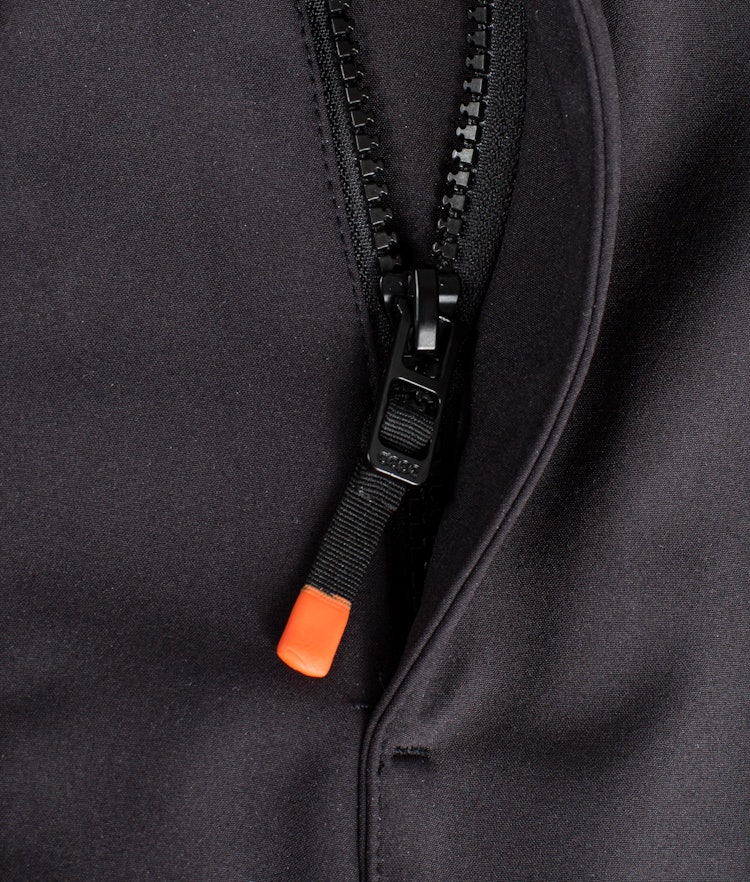 8pc Rips Tape Zip Puller Reservdelar Black/Orange Tip, Bild 2 av 3