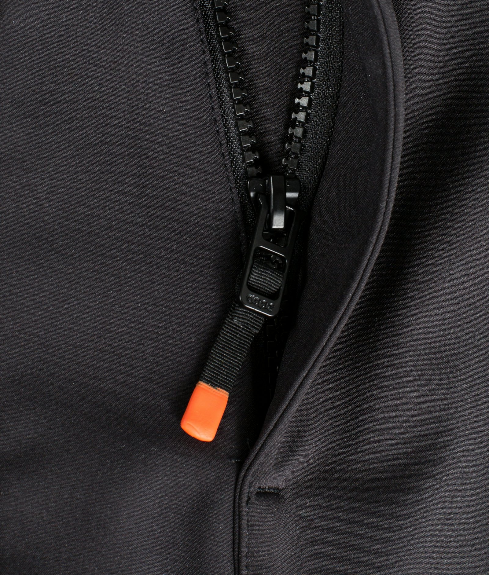 2pc Rips Tape Zip Puller Ersatzteile Black/Orange Tip, Bild 2 von 3