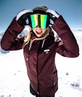 Adept W 2019 Snowboard Jacket Women Burgundy Renewed