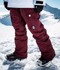 Dope Iconic 2018 Spodnie Snowboardowe Mężczyźni Burgundy