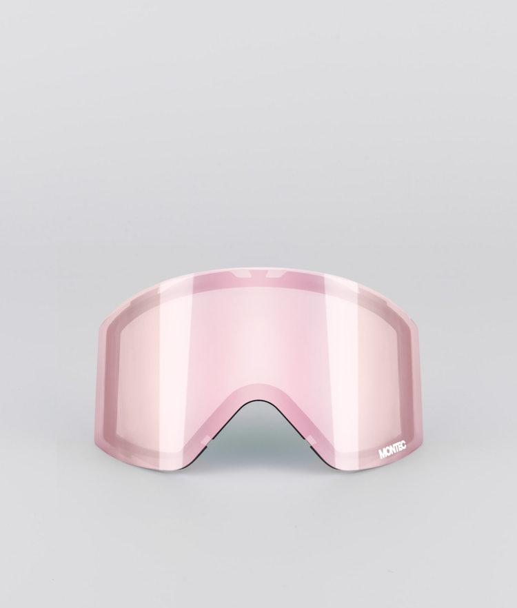 Montec Scope 2020 Goggle Lens Medium Ecran de remplacement pour masque de ski Rose