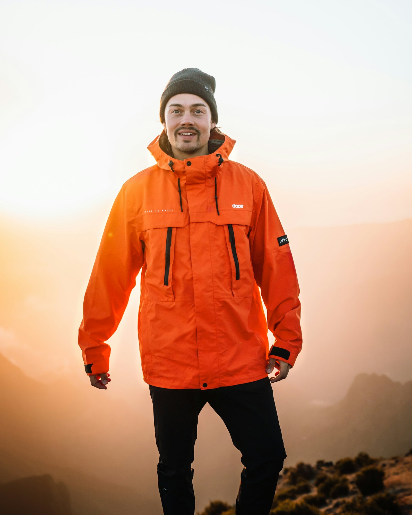Trekker 2020 Veste Randonnée Homme Orange, Image 2 sur 11