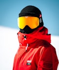 Dope Flush 2X-UP Masque de ski Black W/Black Red Mirror
